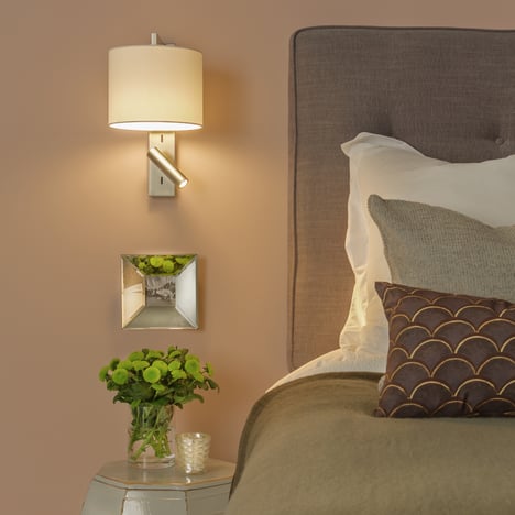 Ravello LED Reader (Cord Set) (1222072) in Matt Nickel - Insitu Image 1
