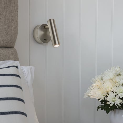 Enna Surface Round LED (Cord Set) (1058170) in Matt White - Insitu Image 1