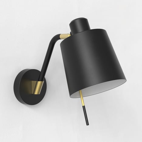 Edward Wall (1441007) in Matt Black / Matt Gold with Tapered Drum 155 (5013024) in Matt Black