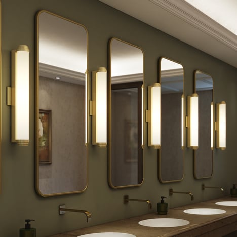 Burlington 600 0-10V (1477023) in Matt Gold - Insitu Image 2