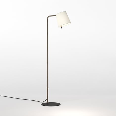 Mitsu Floor (1394061) in Bronze with Cone 173 (5018031) in White Fabric