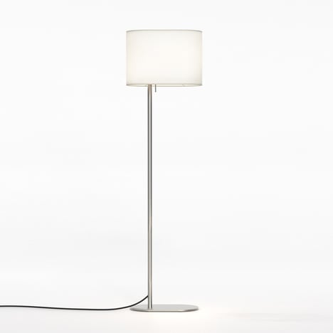 Venn Floor (1433034) in Matt Nickel with Stadium 300 (5043006) in White Fabric