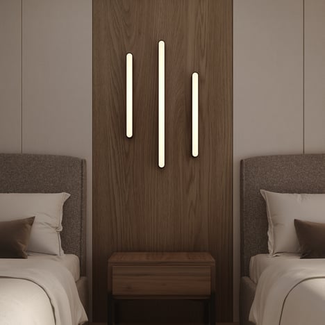 Atticus 600 3000K (1440007) in Matt Black - Insitu Image 2
