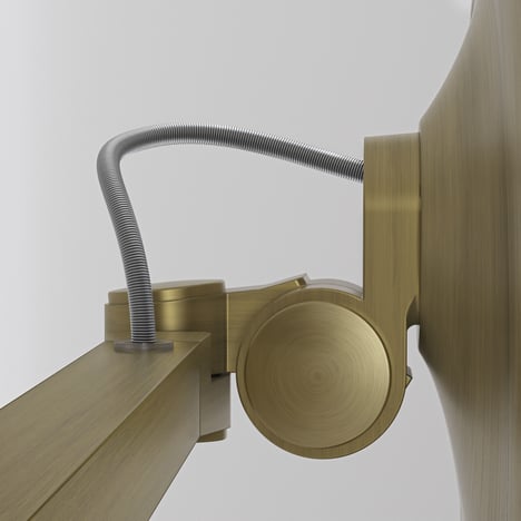 Mascali Round LED (1373028) in Matt Brushed Brass - Product Image 5
