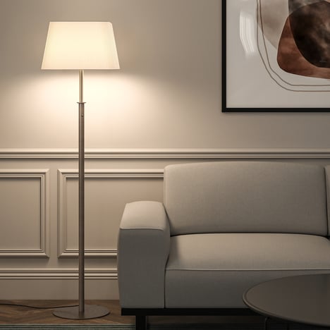 Soft Square 395 (2 Pack) (5050006) in White Fabric - Insitu Image 1