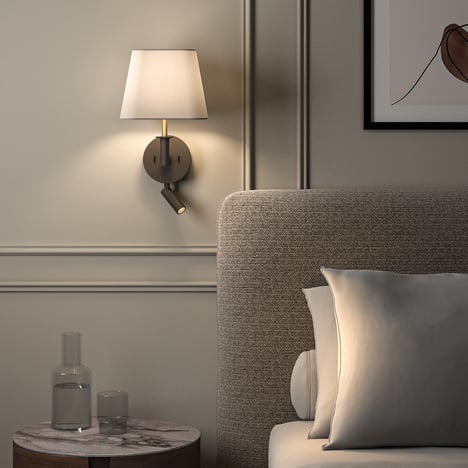 Soft Square 200 (2 Pack) (5050002) in White Fabric - Insitu Image 1