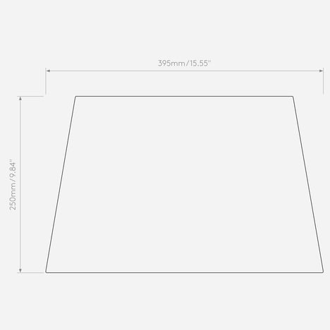 Soft Square 395 (2 Pack) (5050005) in Putty Fabric - Technical Drawing