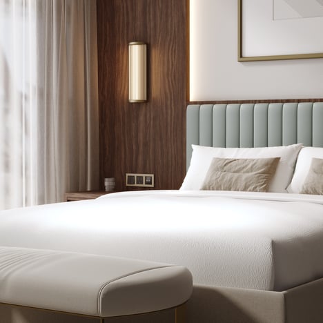 Versailles 400 2700K Phase Dimmable (1380058) in Matt Gold - Insitu Image 2