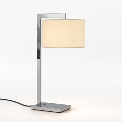 Ravello Table (1222022) in Polished Chrome with Ravello 250 (5016019) in Putty Fabric