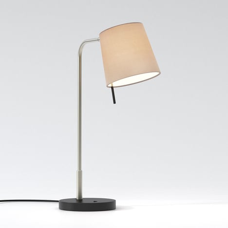 Mitsu Table (1394038) in Matt Nickel with Cone 173 (5018033) in Oyster Fabric
