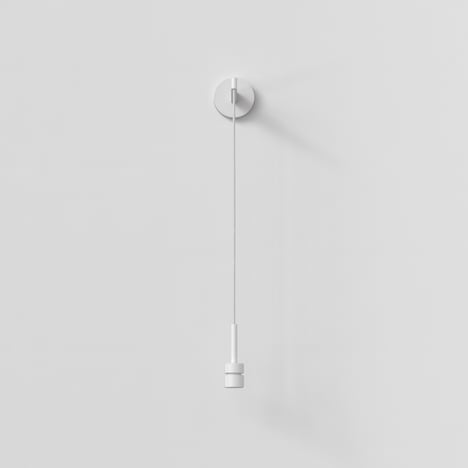 Wall Pendant 2' (Cord Set) (1184048) in Matt White - Product Image 2