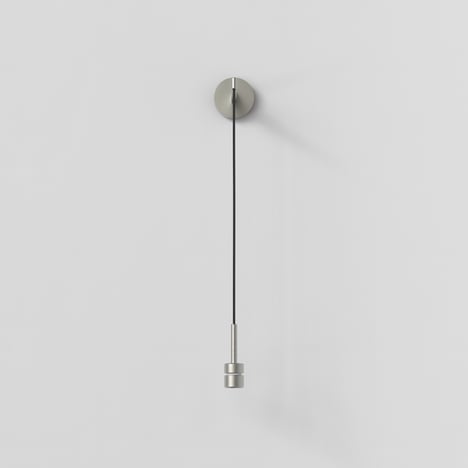 Wall Pendant 2' (Cord Set) (1184049) in Matt Nickel - Product Image 2