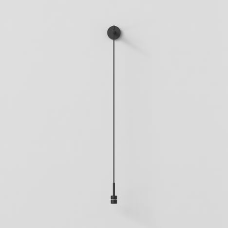 Wall Pendant 4' (Cord Set) (1184051) in Matt Black - Product Image 2