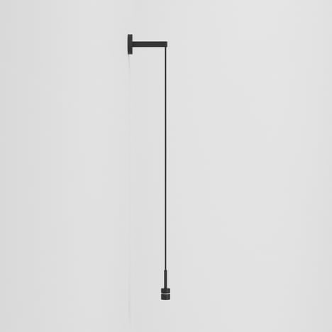 Wall Pendant 4' (Cord Set) (1184051) in Matt Black - Product Image 3