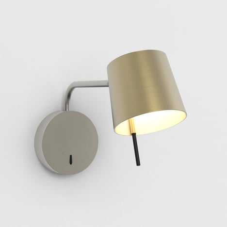 Miura Swing Arm (1444013) in Matt Nickel with Cone 105 (5018054) in Matt Gold