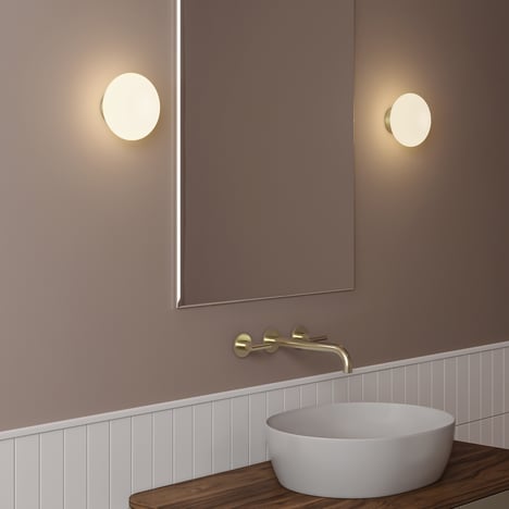 Zeppo Wall (1176054) in Matt Brushed Brass - Insitu Image 2