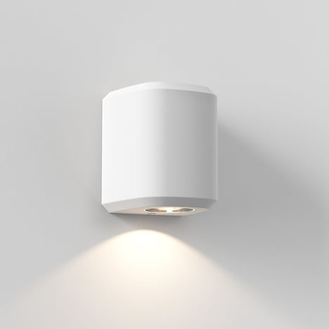 Brixham Wall Single (1513005) in White Concrete - Product Image 1