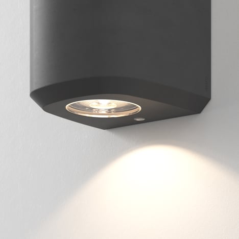 Brixham Wall Single (1513009) in Charcoal Concrete - Product Image 4