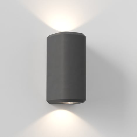 Brixham Wall Twin (1513015) in Charcoal Concrete - Product Image 1