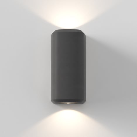 Brixham Wall Twin (1513015) in Charcoal Concrete - Product Image 2