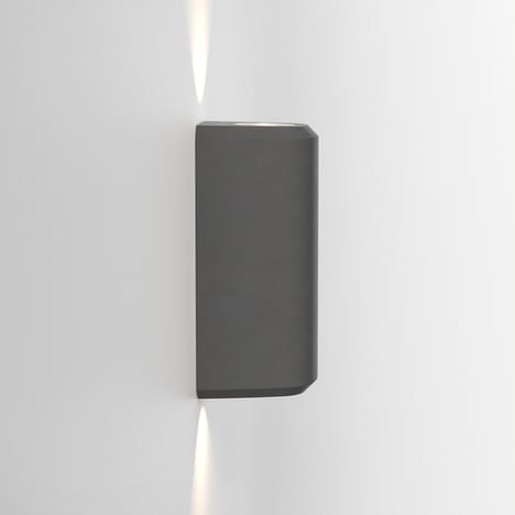 Brixham Wall Twin (1513015) in Charcoal Concrete - Product Image 3