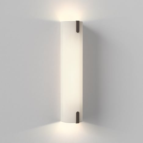 Elba Wall 600 Shade (5042016) in White Fabric - Product Image 1