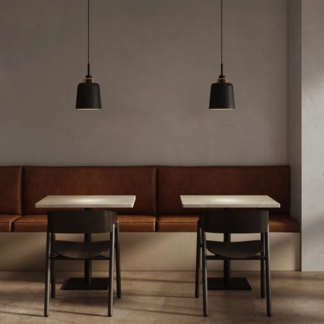 Camden 220 Pendant (4005437) in Matt Black - Insitu Image 1
