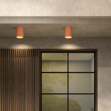 Kos Round 150 Coastal (1326094) in Terracotta Concrete - Insitu Image 2