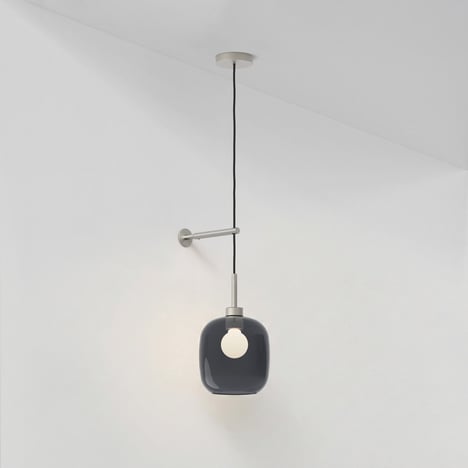 Curve 220 Pendant (4005128) in Matt Nickel - Product Image 1