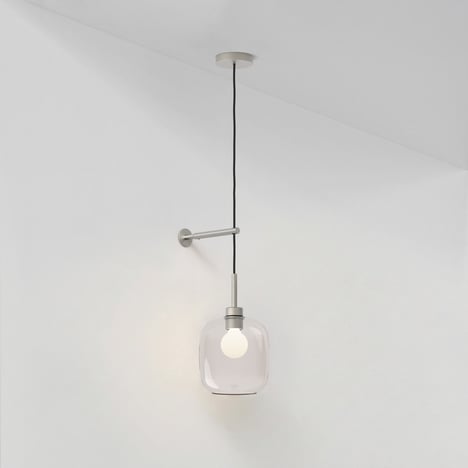 Curve 220 Pendant (4005129) in Matt Nickel - Product Image 1