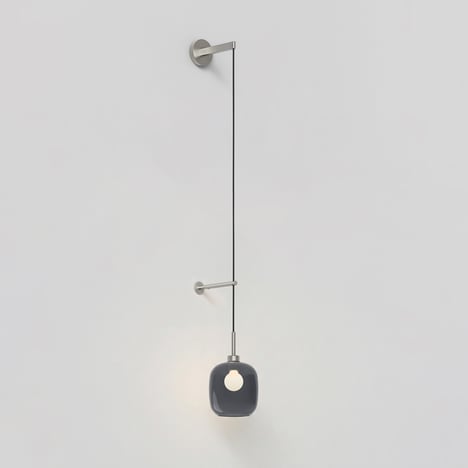 Curve 220 Pendant (4005823) in Matt Nickel - Product Image 1