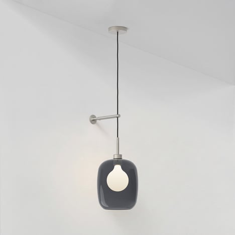 Curve 285 Pendant (4005130) in Matt Nickel - Product Image 1