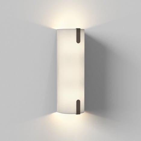 Elba 400 Wall (1469005) in White Fabric / Bronze - Product Image 1