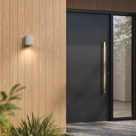 Brixham Wall Single (1513001) in Grey Concrete - Insitu Image 4