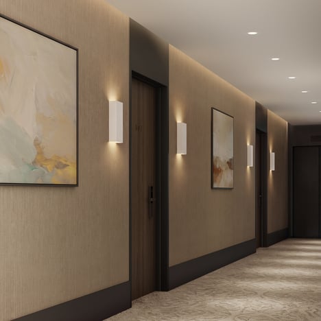 Tile 170 Tall 0-10V (1493008) in Matt White - Insitu Image 4