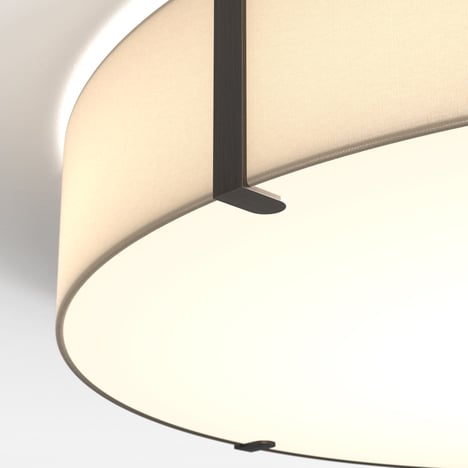 Elba Round 800 Shade (5042029) in Putty Fabric - Product Image 2