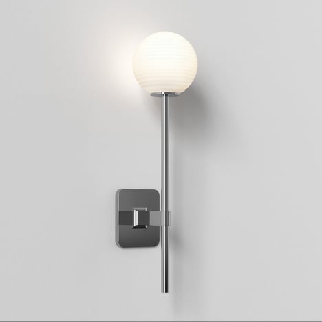 Tacoma Ribbed Glass Shade (5036004) in White (Opal) - Product Image 2