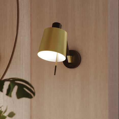 Tapered Drum 155 Shade (5013026) in Matt Gold - Insitu Image 2