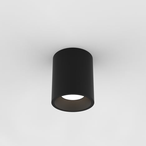 Kos Round 140 LED 3000K (1326088) in Textured Black - Product Image 1