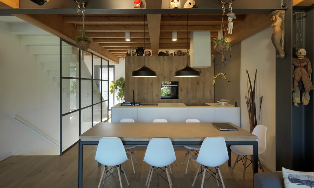 Astro lights in Passive House, Italy