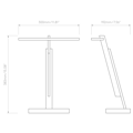 Gerrit (1465002) in Anodised Gold - Technical Drawing Thumbnail