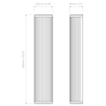Versailles 600 3000K 0-10V Dimmable (1380070) in Matt Gold - Technical Drawing Thumbnail