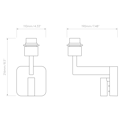 Beaumont Reader (1480040) in Matt Nickel - Technical Drawing Thumbnail