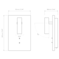 Edge Reader Mini (1352030) in Bronze - Technical Drawing Thumbnail