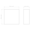 Tile 170 0-10V (1493004) in Matt White - Technical Drawing Thumbnail