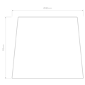 Cone 180 (5018035) in White Fabric - Technical Drawing Thumbnail