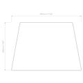 Soft Square 290 (2 Pack) (5050003) in Putty Fabric - Technical Drawing Thumbnail