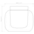 Aquina Ceiling 240 (1450017) in Matt Brushed Brass - Technical Drawing Thumbnail