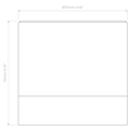 Ottawa (1474008) in Matt Brushed Brass - Technical Drawing Thumbnail