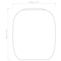 Curve 285 Pendant (4005488) in Matt Black - Technical Drawing Thumbnail